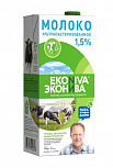 Молоко ультрапастеризованное 1,5% "EKONIVA"